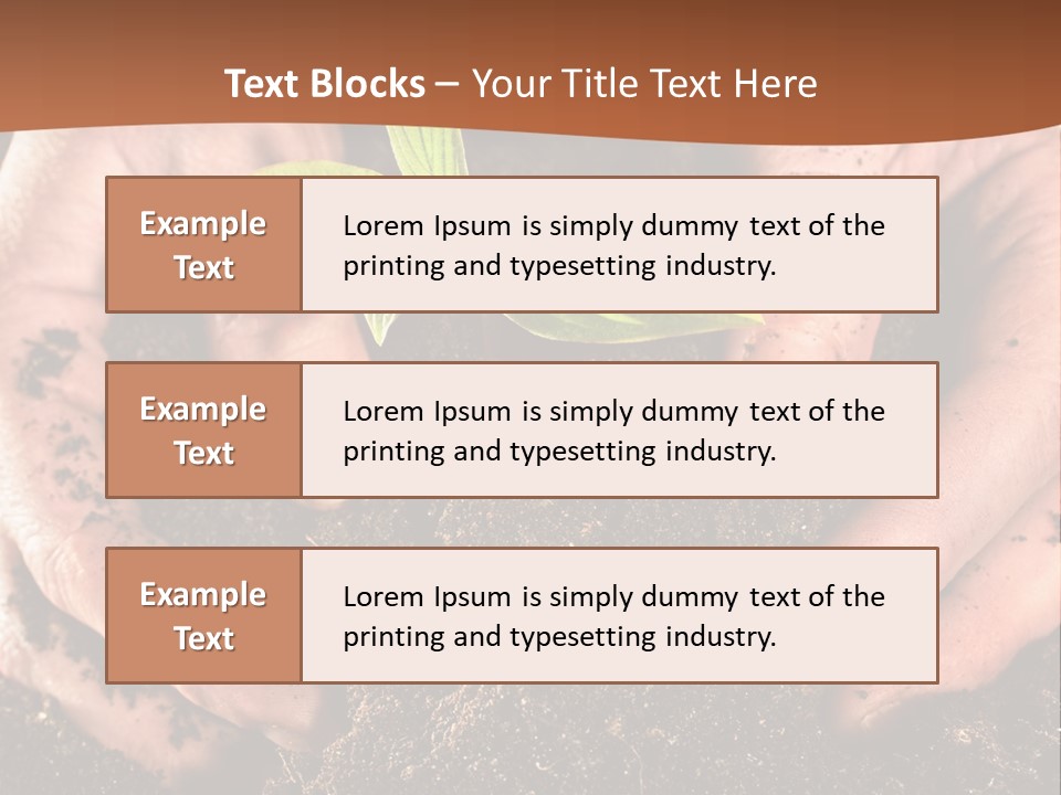 Carrying Care Life PowerPoint Template