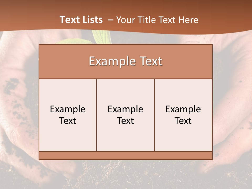 Carrying Care Life PowerPoint Template