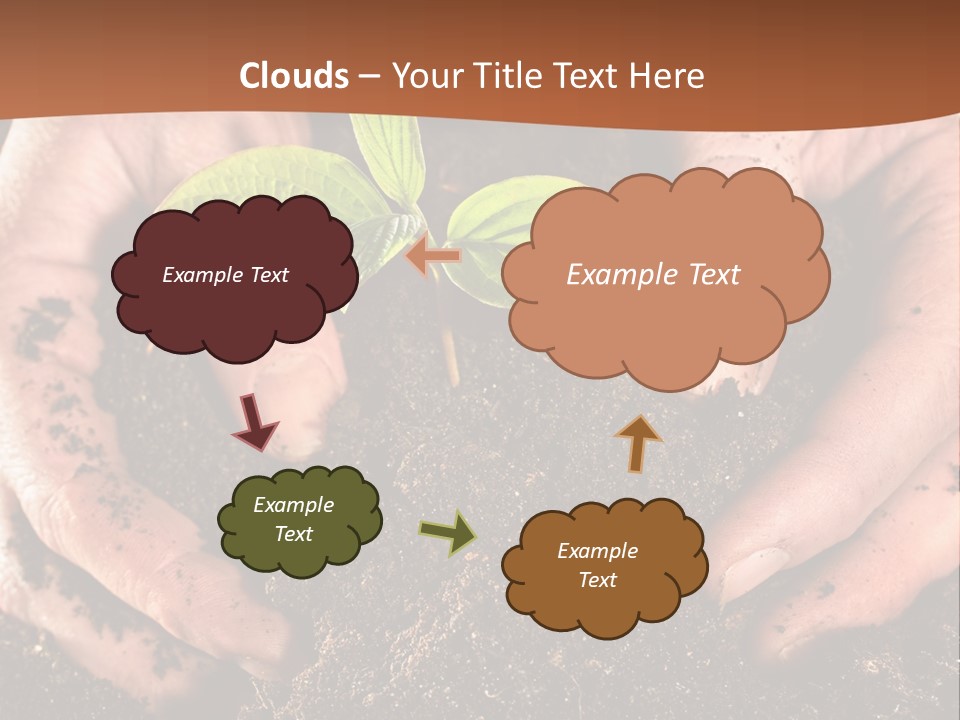 Carrying Care Life PowerPoint Template