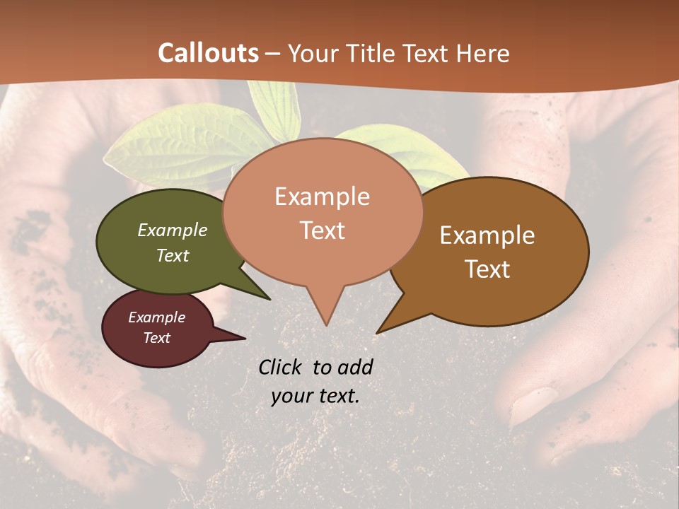 Carrying Care Life PowerPoint Template