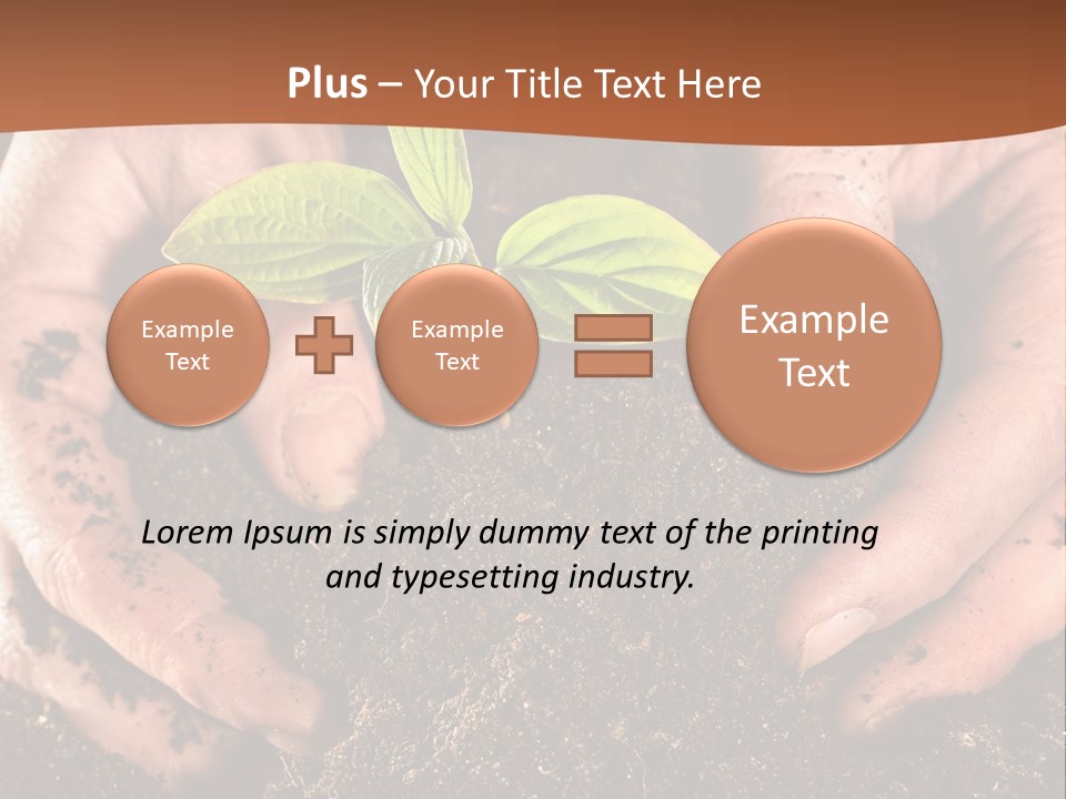 Carrying Care Life PowerPoint Template
