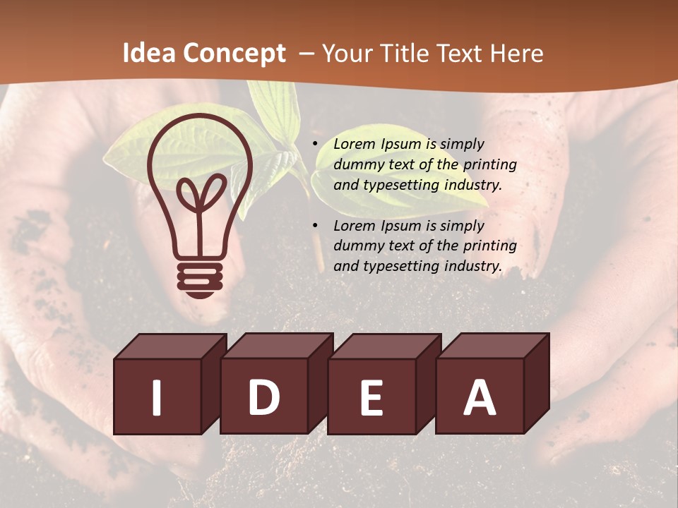 Carrying Care Life PowerPoint Template