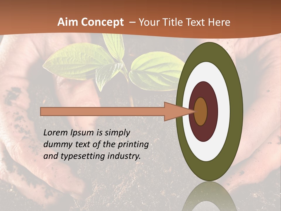 Carrying Care Life PowerPoint Template