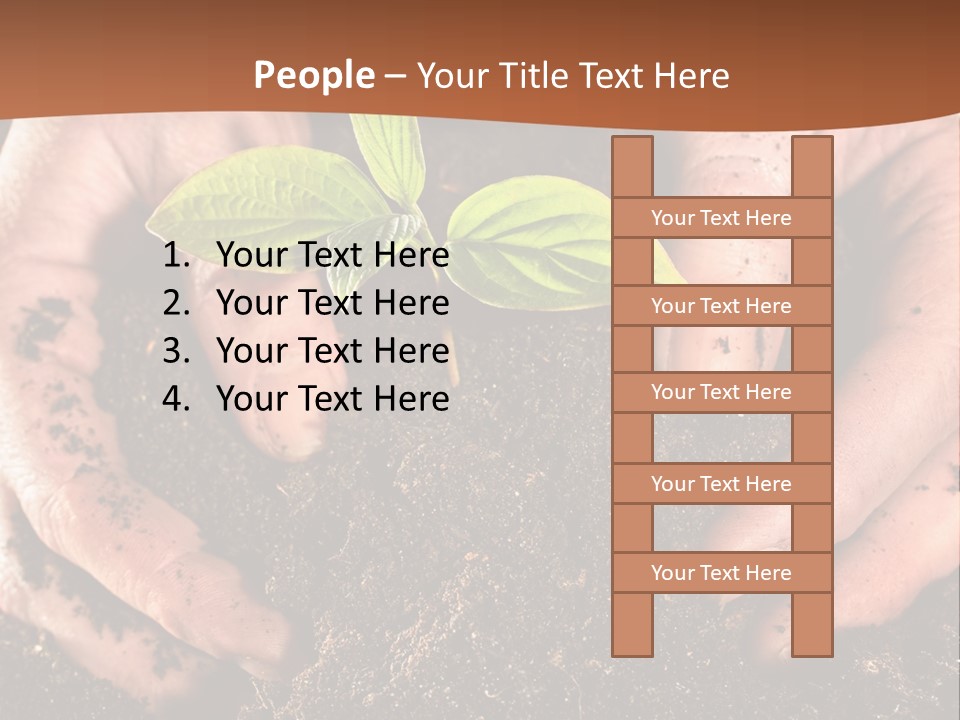 Carrying Care Life PowerPoint Template