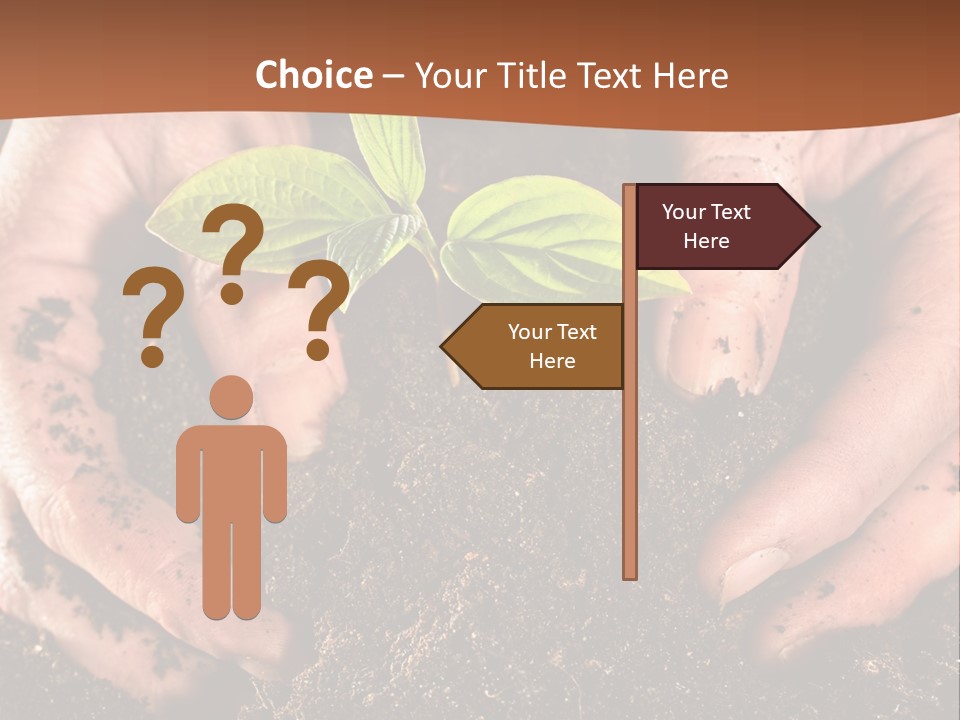 Carrying Care Life PowerPoint Template