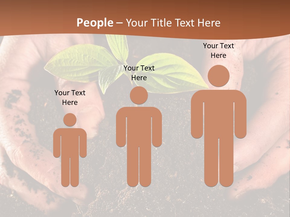 Carrying Care Life PowerPoint Template