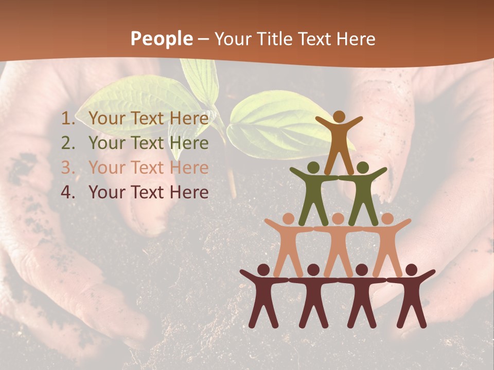 Carrying Care Life PowerPoint Template