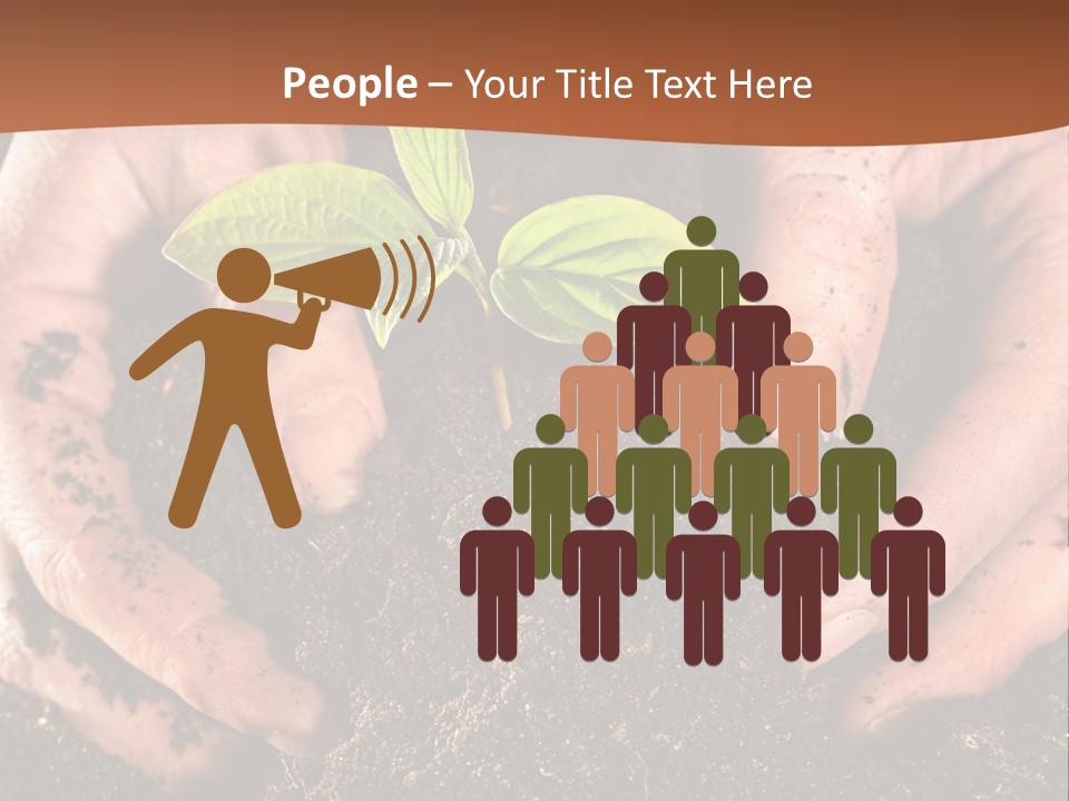 Carrying Care Life PowerPoint Template