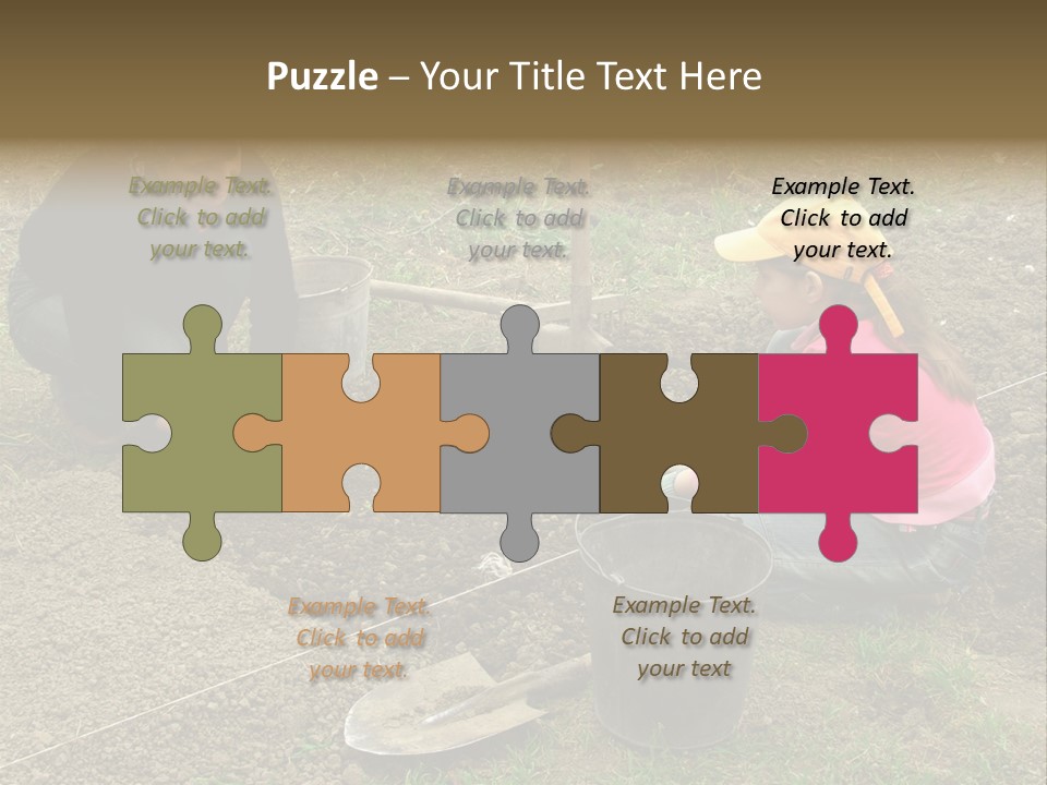 Work Plant Vegetable PowerPoint Template