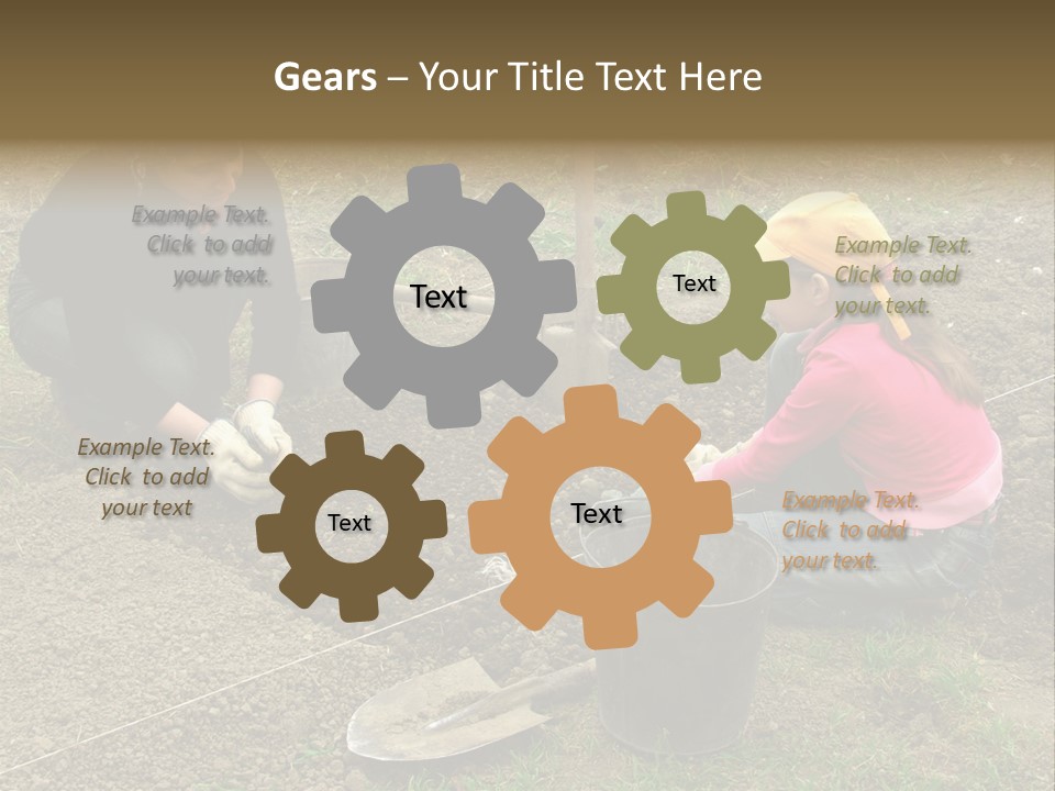 Work Plant Vegetable PowerPoint Template