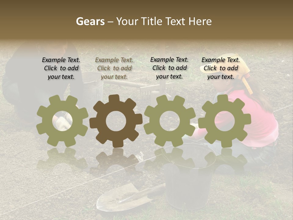 Work Plant Vegetable PowerPoint Template