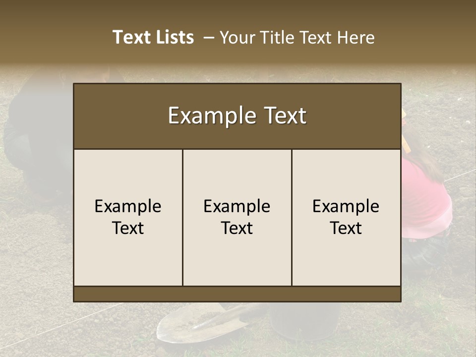 Work Plant Vegetable PowerPoint Template