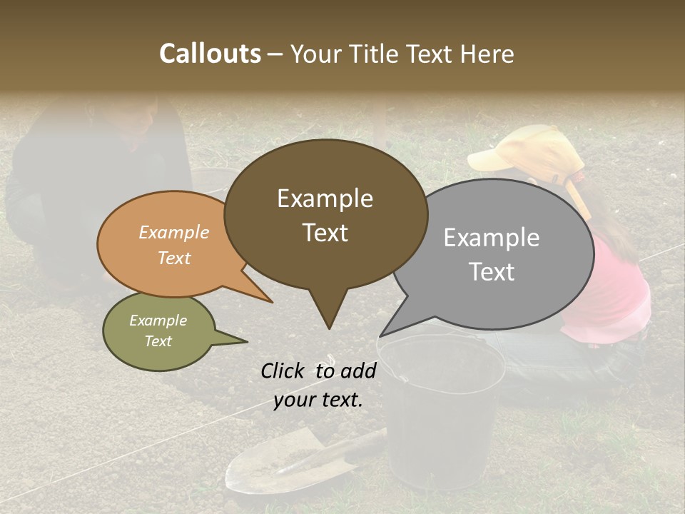 Work Plant Vegetable PowerPoint Template