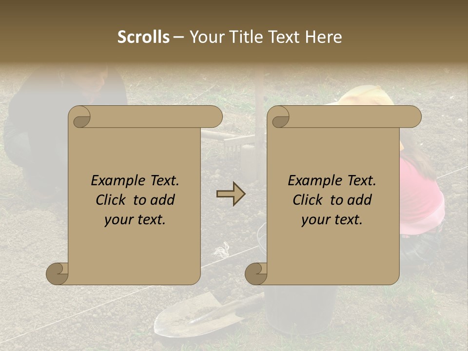 Work Plant Vegetable PowerPoint Template