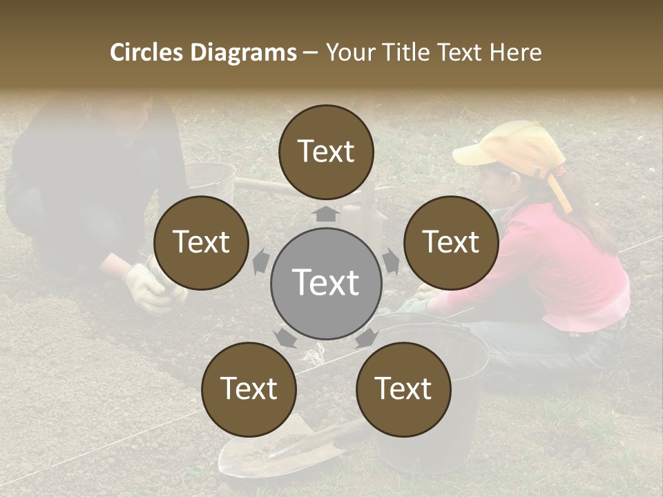 Work Plant Vegetable PowerPoint Template