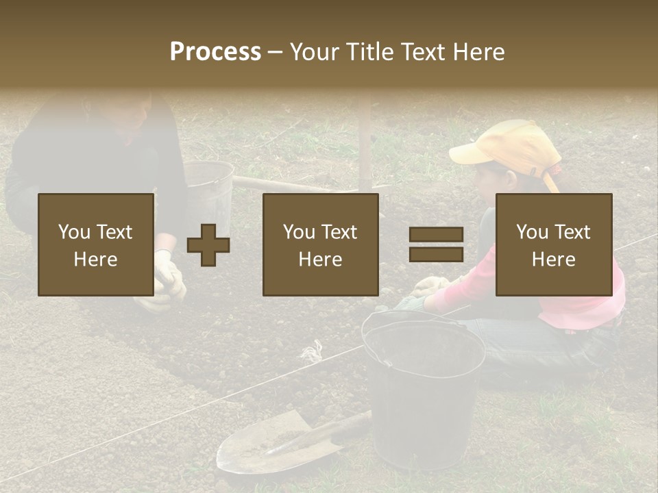 Work Plant Vegetable PowerPoint Template