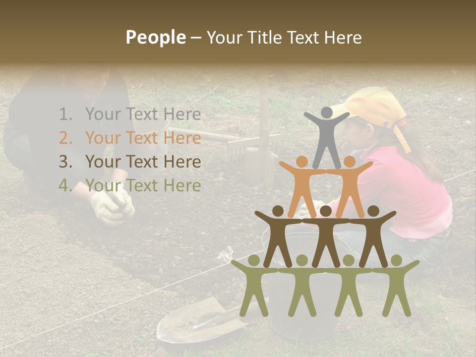 Work Plant Vegetable PowerPoint Template