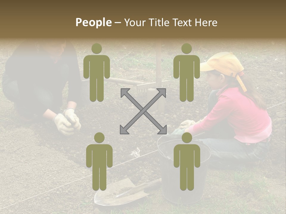 Work Plant Vegetable PowerPoint Template