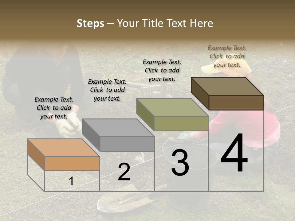 Work Plant Vegetable PowerPoint Template