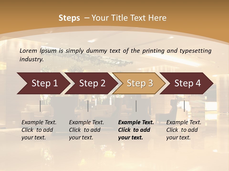 Company Seat Contemporary PowerPoint Template