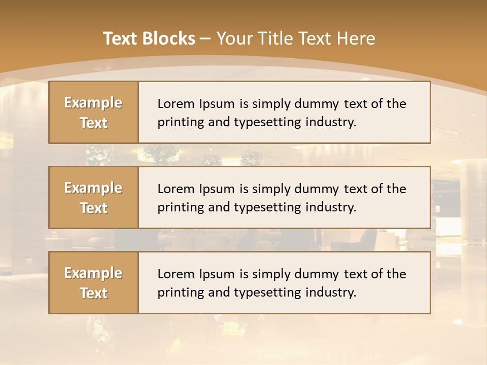 Company Seat Contemporary PowerPoint Template