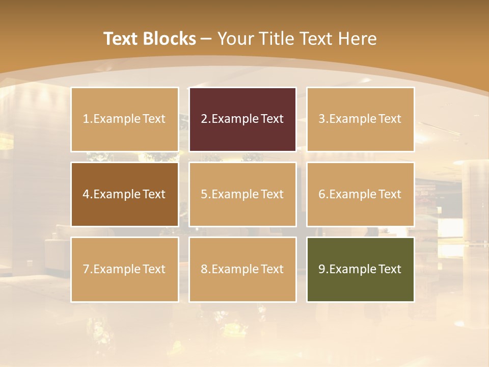 Company Seat Contemporary PowerPoint Template