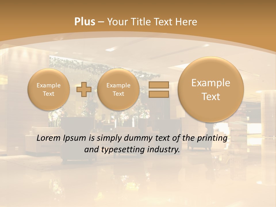 Company Seat Contemporary PowerPoint Template