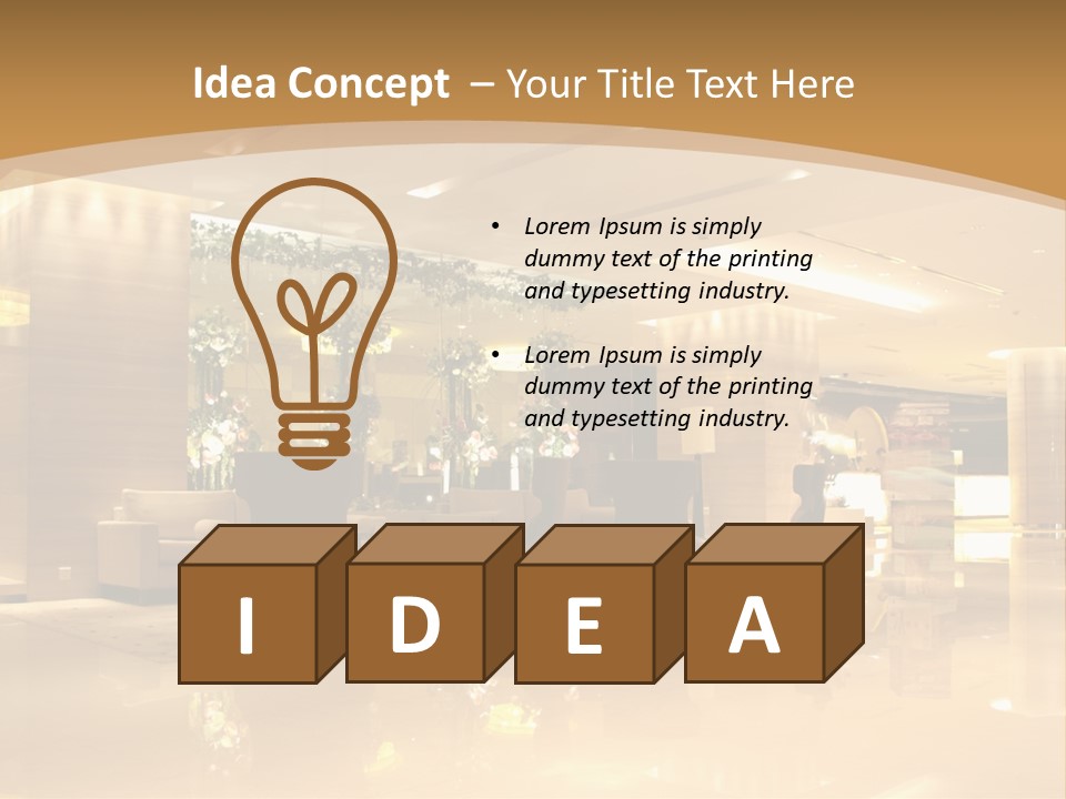 Company Seat Contemporary PowerPoint Template