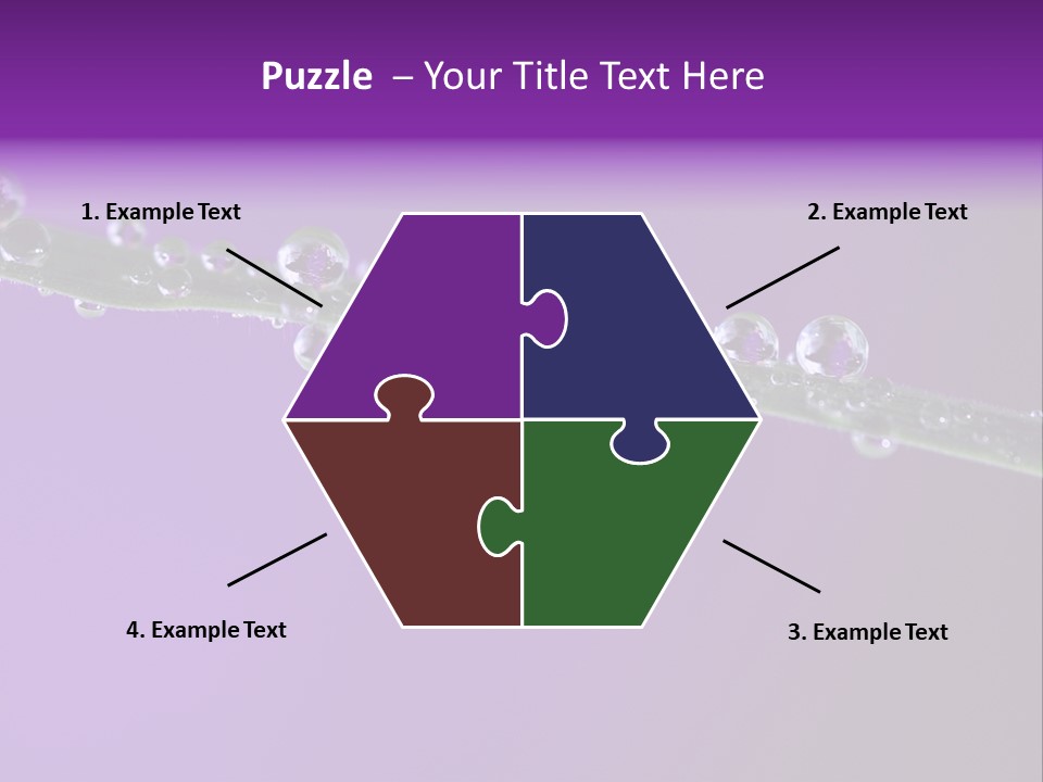 Water Refreshing Background PowerPoint Template