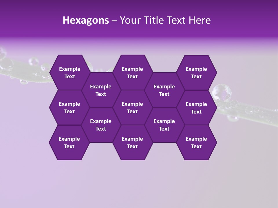 Water Refreshing Background PowerPoint Template