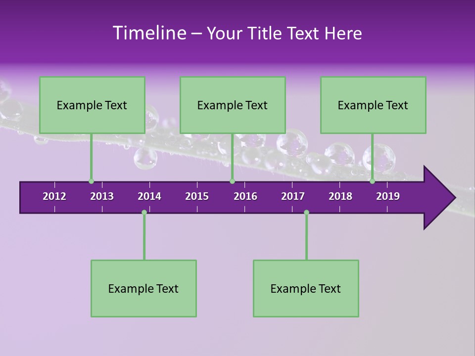 Water Refreshing Background PowerPoint Template