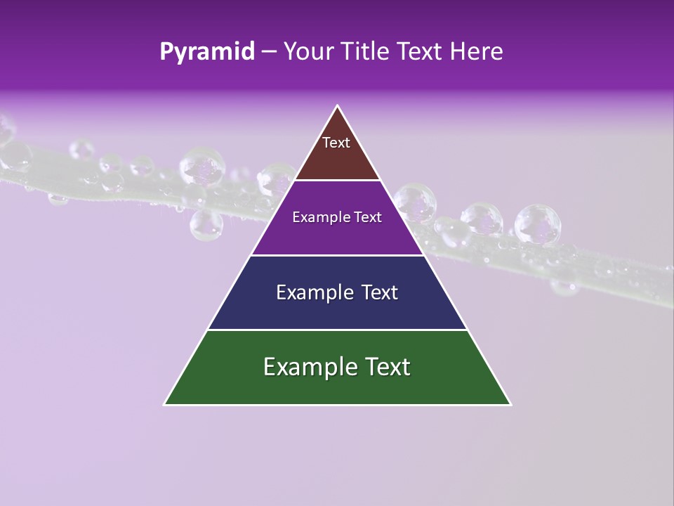 Water Refreshing Background PowerPoint Template