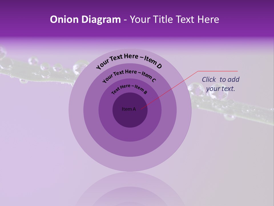 Water Refreshing Background PowerPoint Template