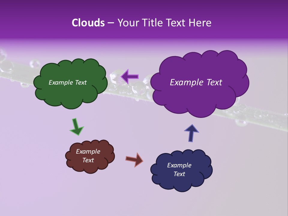 Water Refreshing Background PowerPoint Template