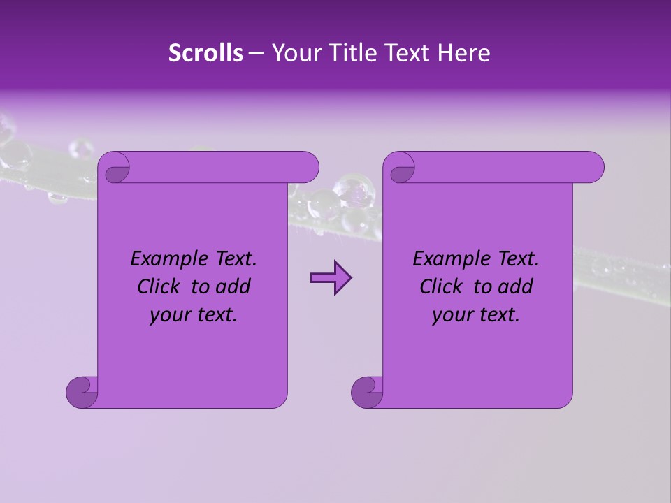 Water Refreshing Background PowerPoint Template
