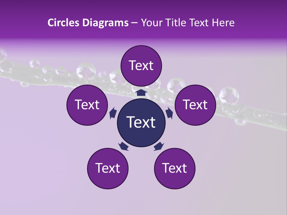 Water Refreshing Background PowerPoint Template