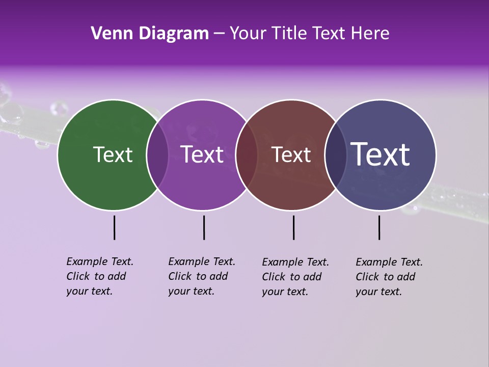 Water Refreshing Background PowerPoint Template