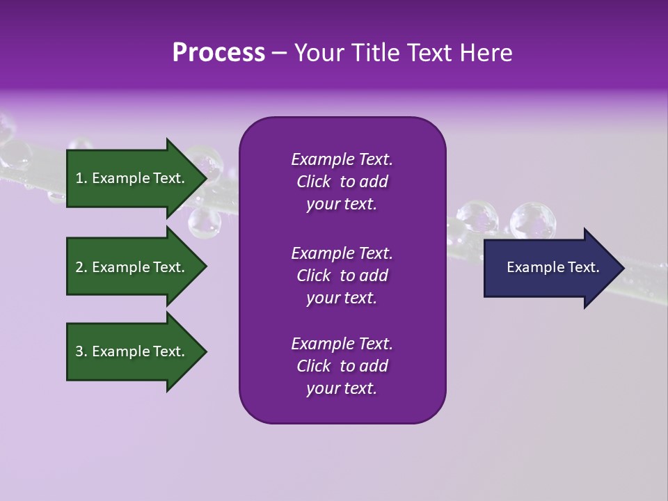 Water Refreshing Background PowerPoint Template