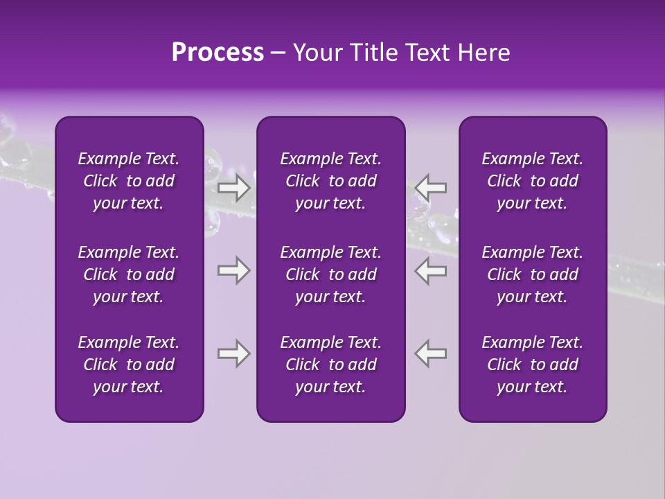 Water Refreshing Background PowerPoint Template