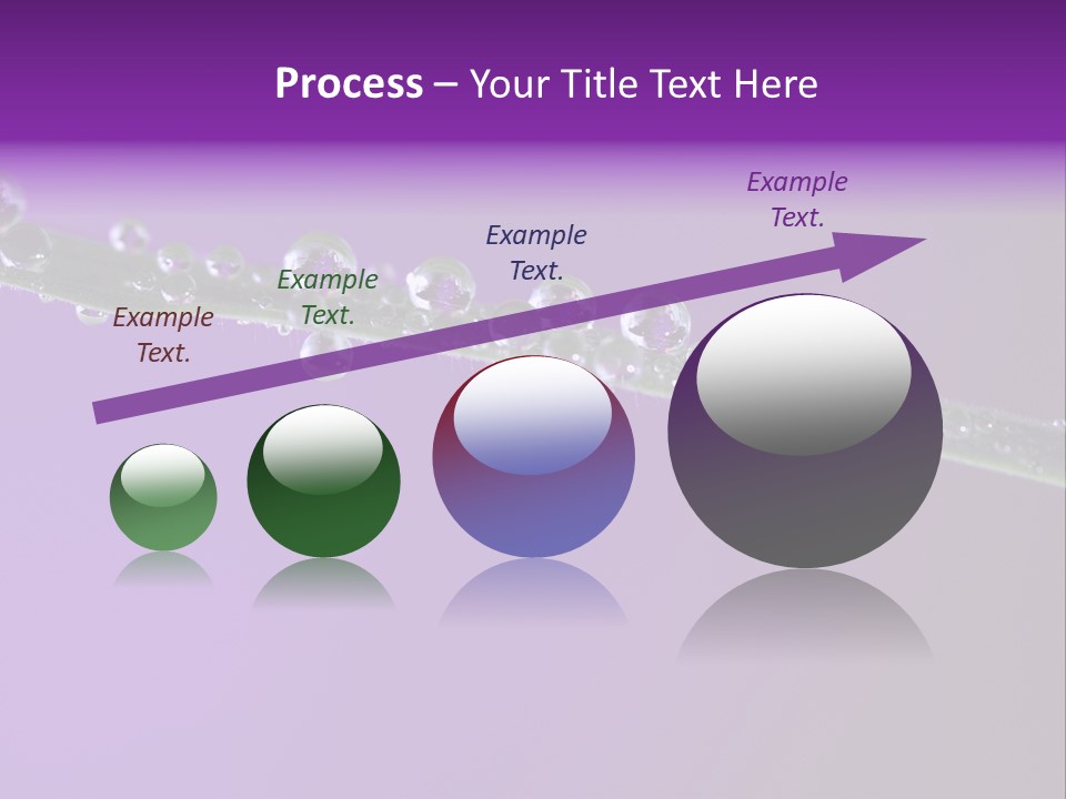 Water Refreshing Background PowerPoint Template