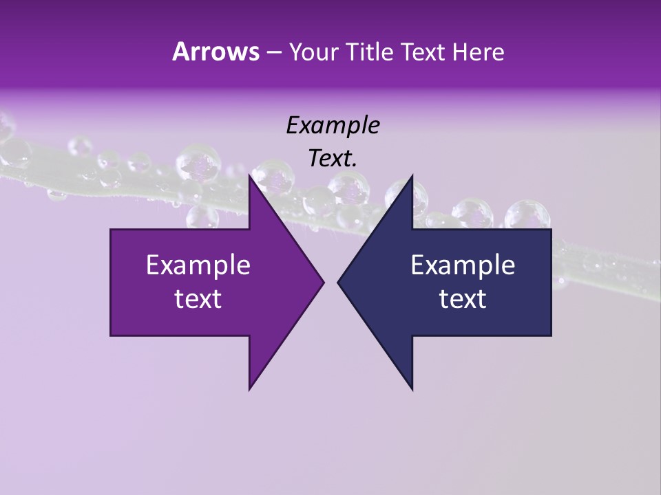 Water Refreshing Background PowerPoint Template