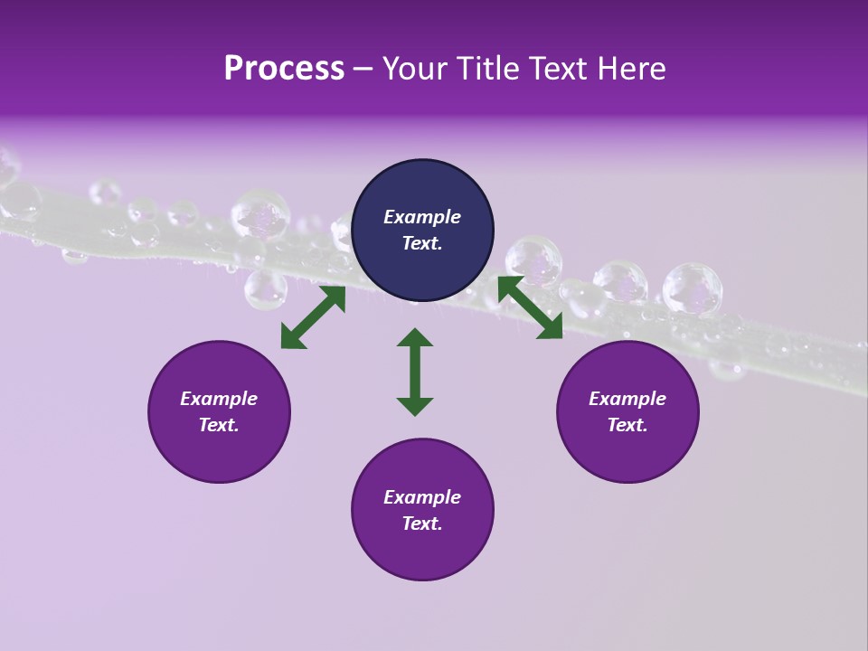 Water Refreshing Background PowerPoint Template