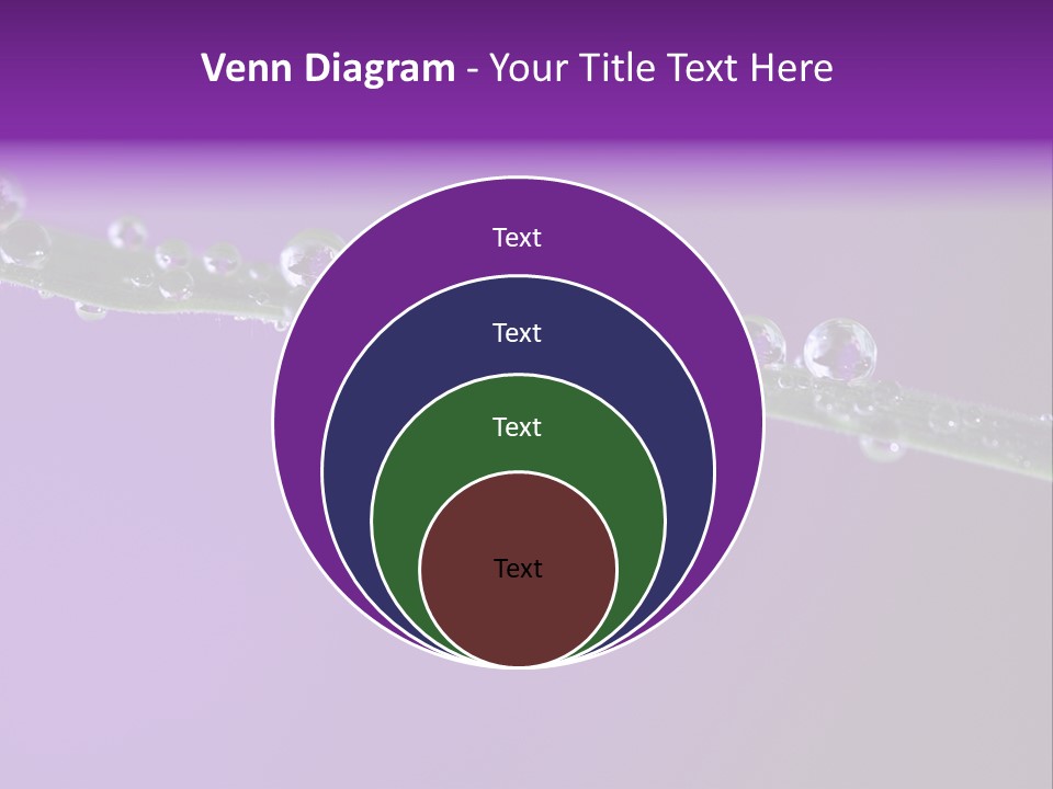 Water Refreshing Background PowerPoint Template