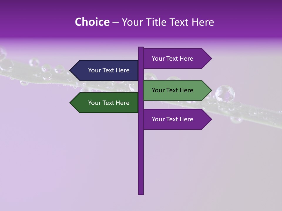 Water Refreshing Background PowerPoint Template