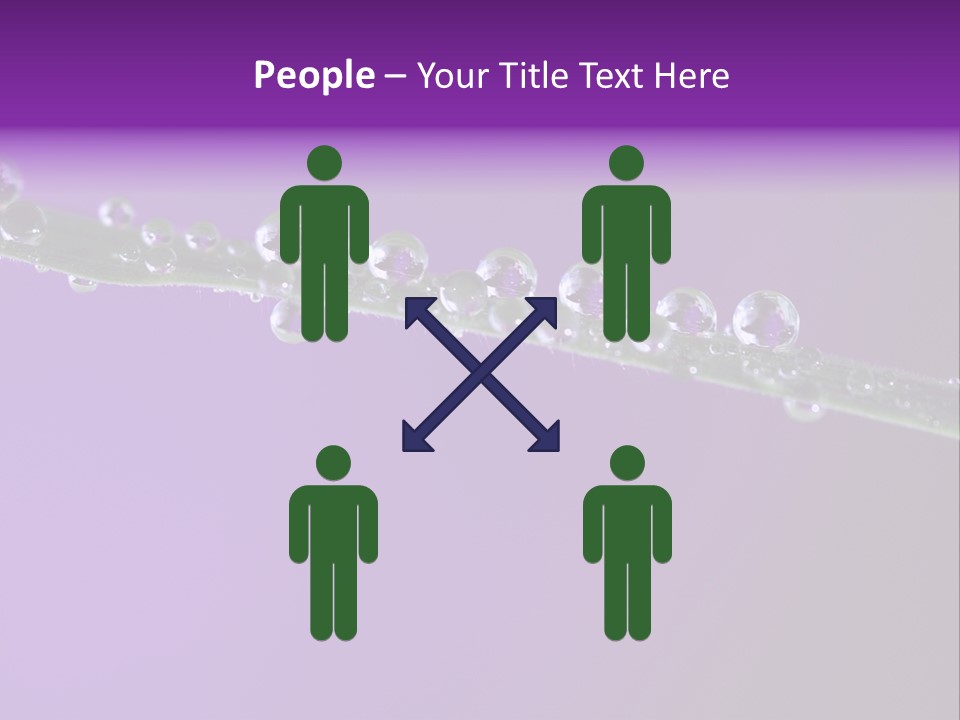 Water Refreshing Background PowerPoint Template