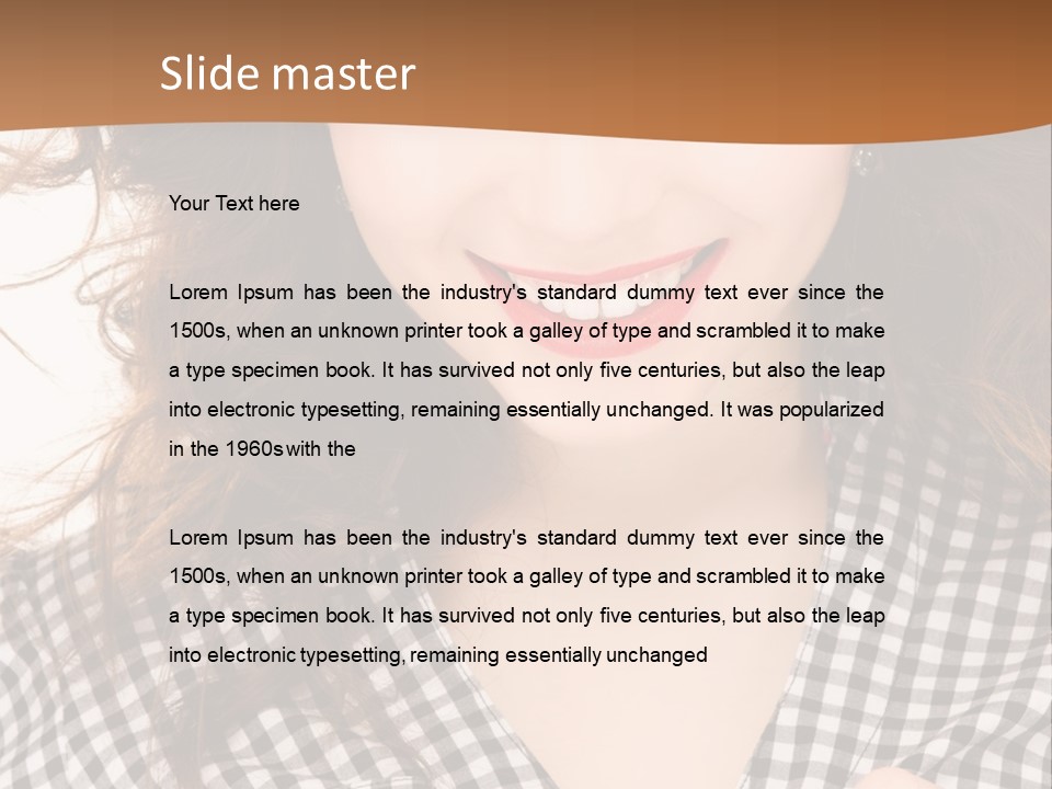 Using Technology Caucasian PowerPoint Template