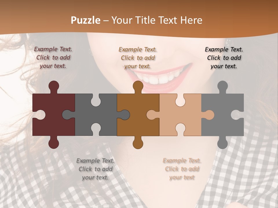 Using Technology Caucasian PowerPoint Template