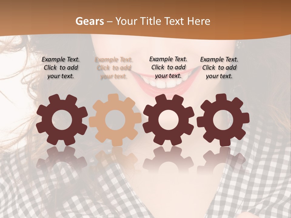 Using Technology Caucasian PowerPoint Template