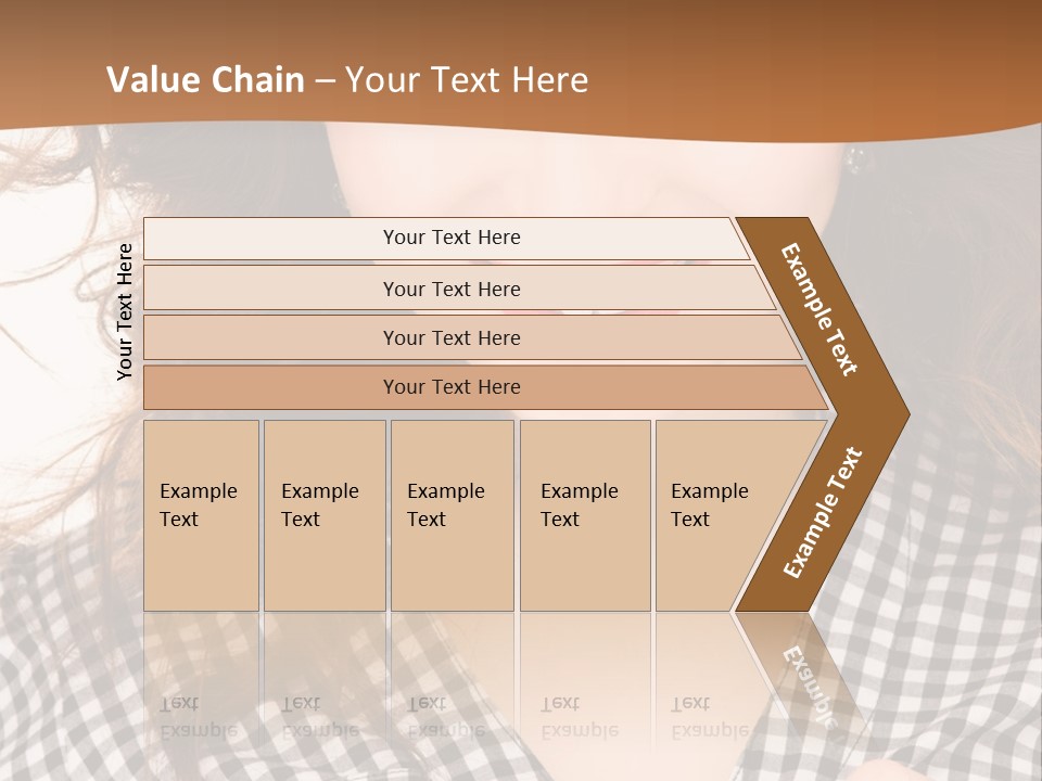 Using Technology Caucasian PowerPoint Template