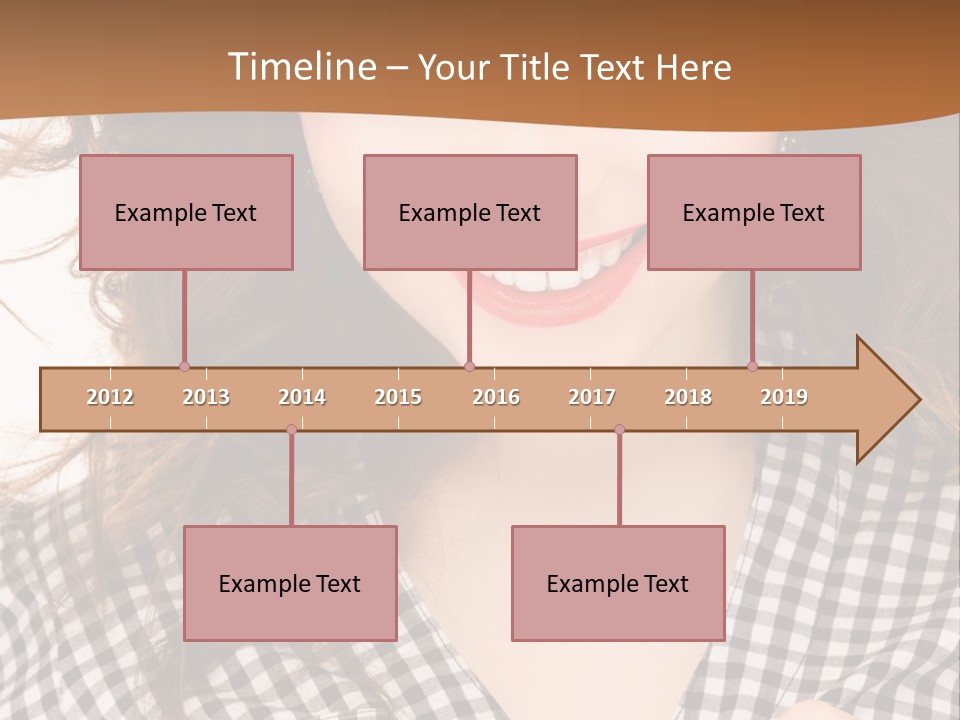 Using Technology Caucasian PowerPoint Template
